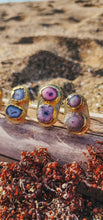Load image into Gallery viewer, Golden Geode Ring- Pink
