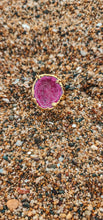 Load image into Gallery viewer, Aurora Geode Ring- Pink
