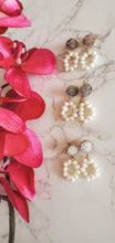 Load image into Gallery viewer, Boho Hoop Pearl Earrings
